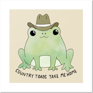 Country Toads Take me Home Posters and Art